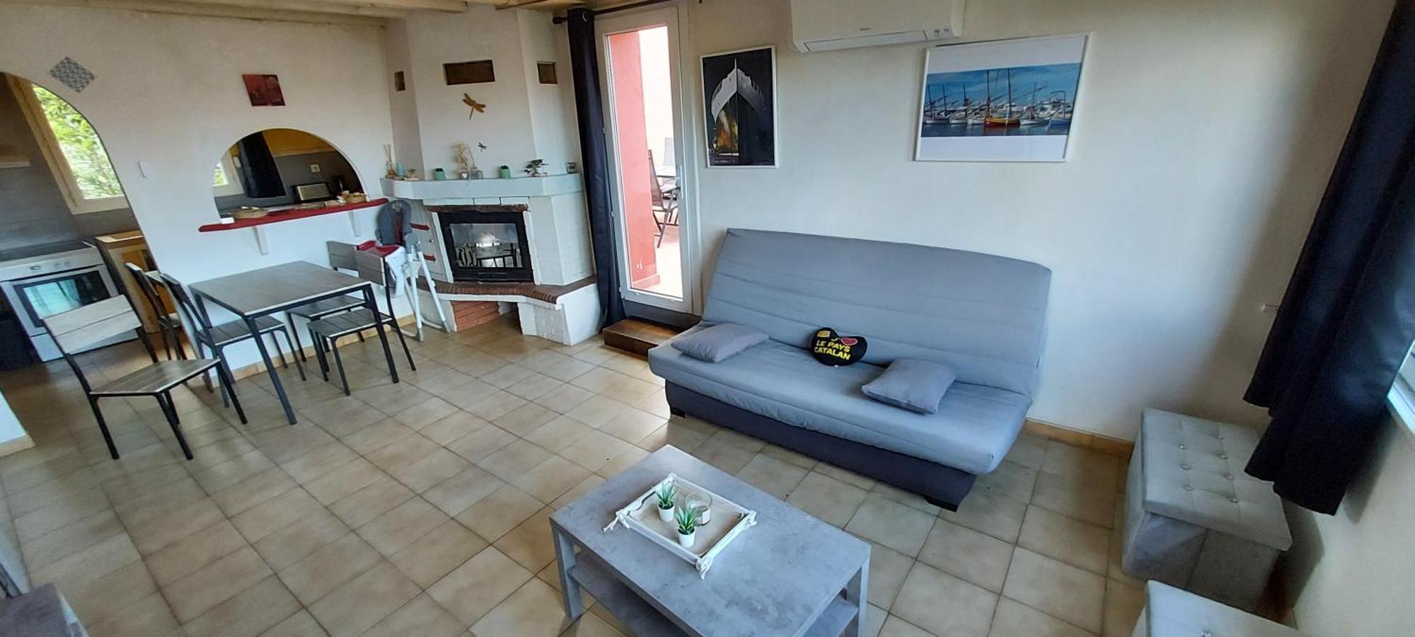 Le Barcares Logement Climatise Pour 6 Personnes, Draps Et Serviettes Non Fournis Air-Conditioned Accommodation For 6 People, Sheets And Towels Not Provided Alojamiento Con Aire Acondicionado Para 6 Personas, Sabanas Y Toallas No Incluidas Kültér fotó